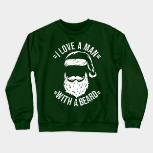 Love Santa Beard Crewneck Sweatshirt